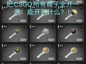 CSGO箱子掉落机制详解：开箱获取指南及机制介绍