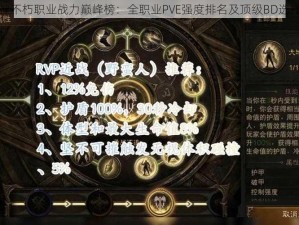 暗黑破坏神不朽职业战力巅峰榜：全职业PVE强度排名及顶级BD选择推荐指南