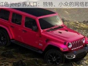 桃红色 jeep 界人口：独特、小众的网络群体