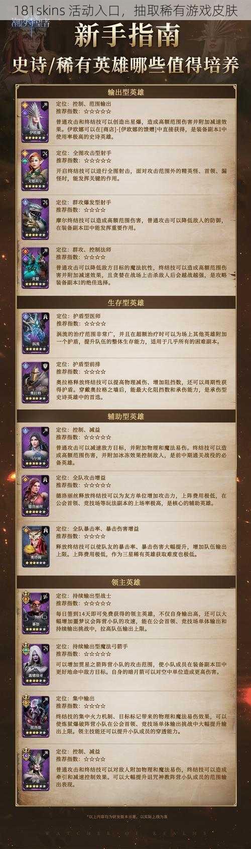 181skins 活动入口，抽取稀有游戏皮肤