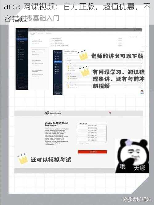 acca 网课视频：官方正版，超值优惠，不容错过