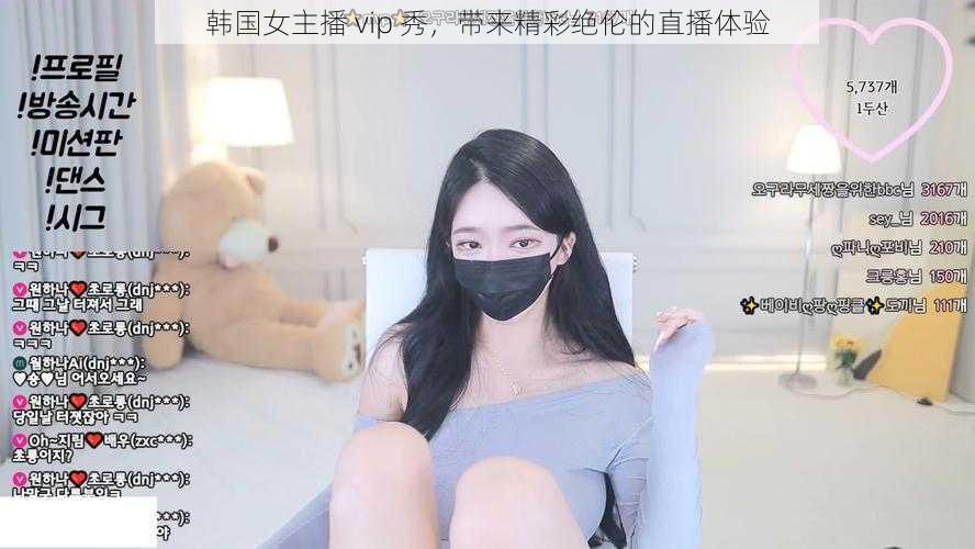 韩国女主播 vip 秀，带来精彩绝伦的直播体验